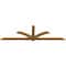 Ekena Millwork Redmond Rough Sawn Timber Gable Bracket, Western Red Cedar, 96"W x 28"H x 2"D x 4"F, 7/12 Pitch GBW096X28X0204RED00RWR - alternate 3